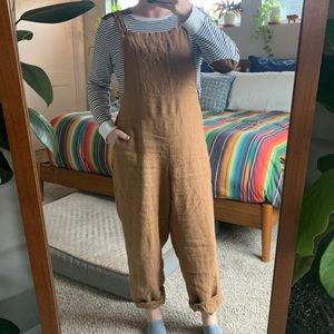 Conscious Clothing linen market overalls